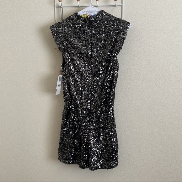 French Connection Sequin Romper - Picture 3 of 13